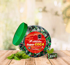 Sweets with Coca leaf extract